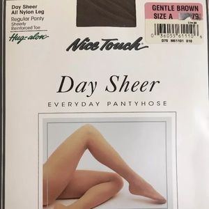 Nice Touch HUG-a-Lon LING WEARING SHEER PANTYHOSE